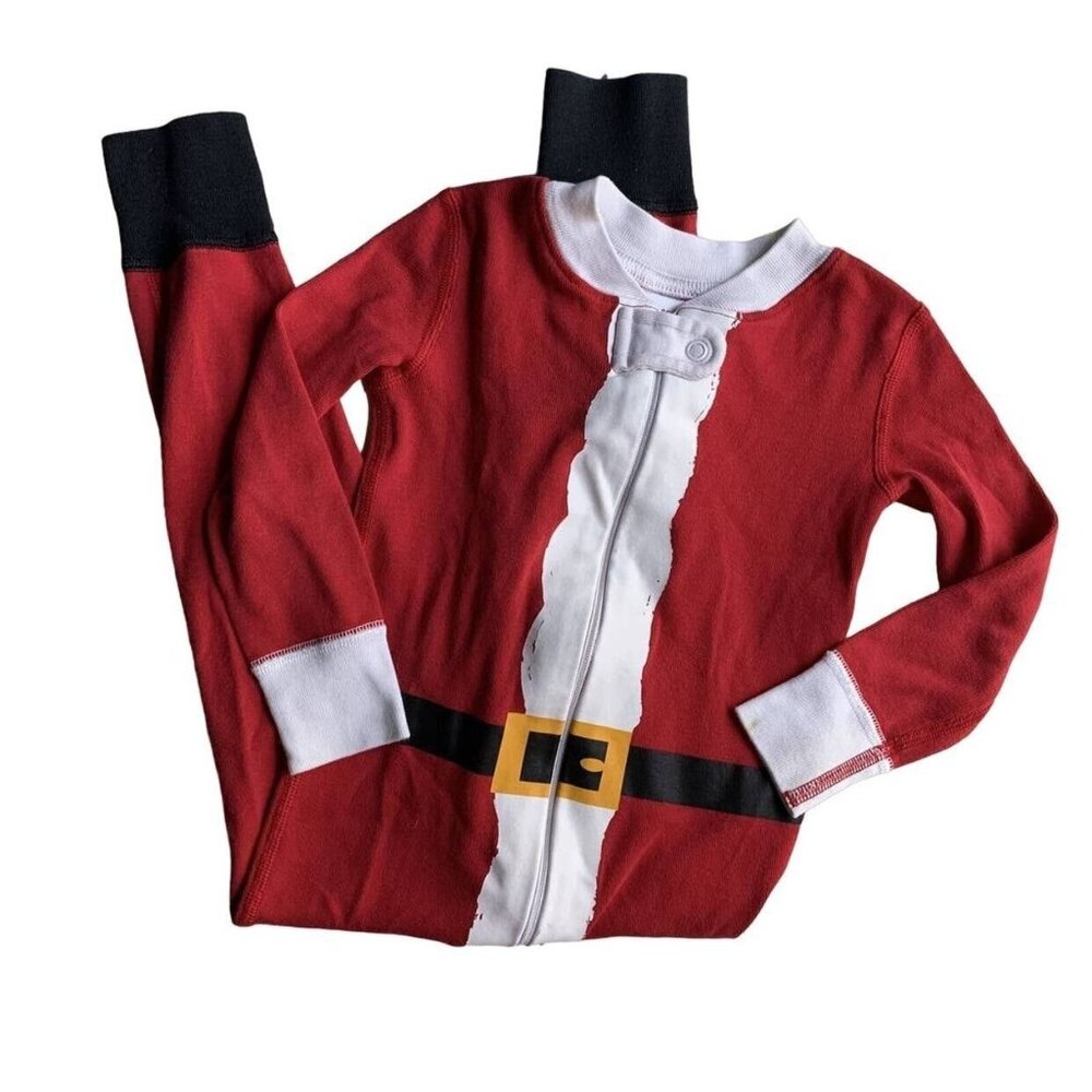 Hanna Andersson Christmas Santa Zipper Sleeper